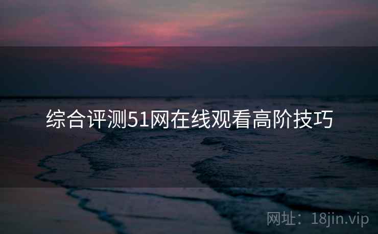 综合评测51网在线观看高阶技巧