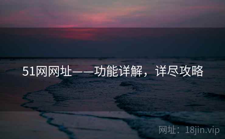 51网网址——功能详解，详尽攻略