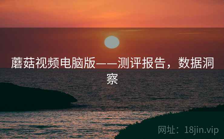 蘑菇视频电脑版——测评报告，数据洞察