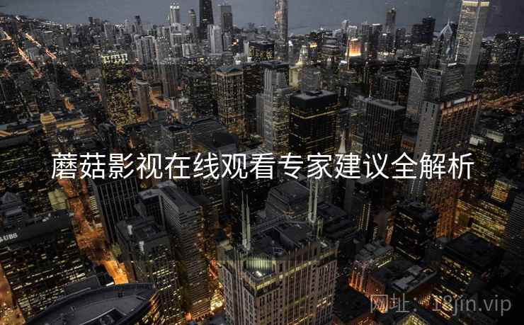 蘑菇影视在线观看专家建议全解析