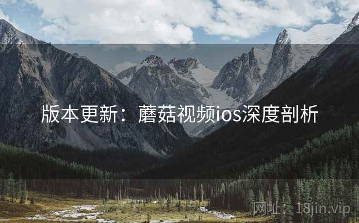 版本更新：蘑菇视频ios深度剖析