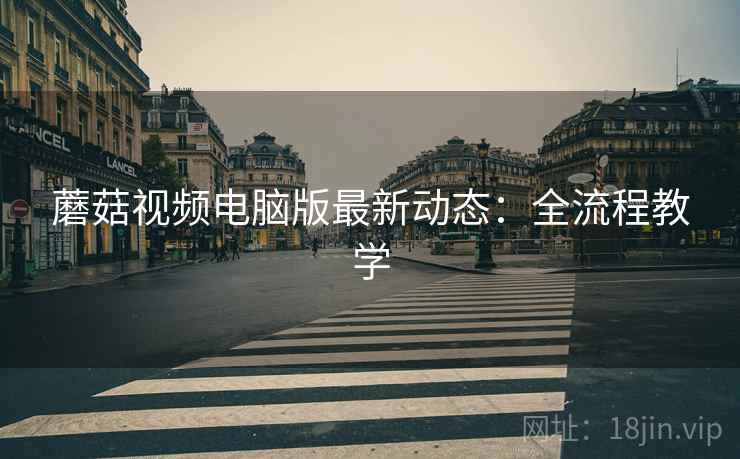 蘑菇视频电脑版最新动态：全流程教学